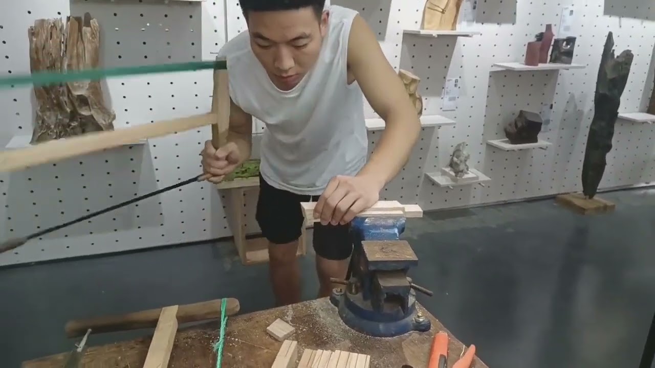 我又双叒叕做小板凳了#榫卯结构 #手工制作 #专业木工