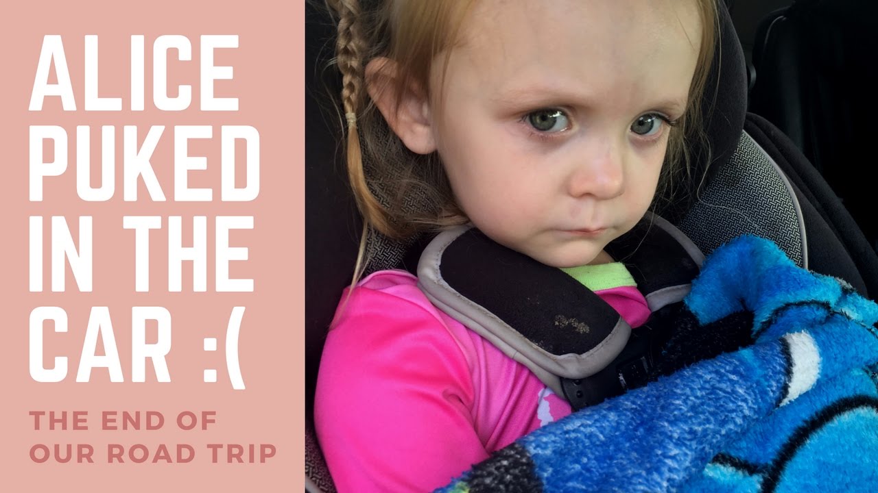 Alice Puked in the Car | Kid Gets Car Sick