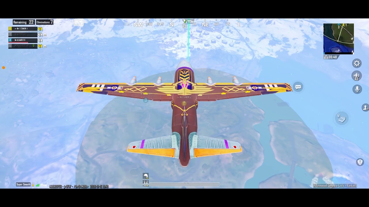 My BGMI gameplay, friends