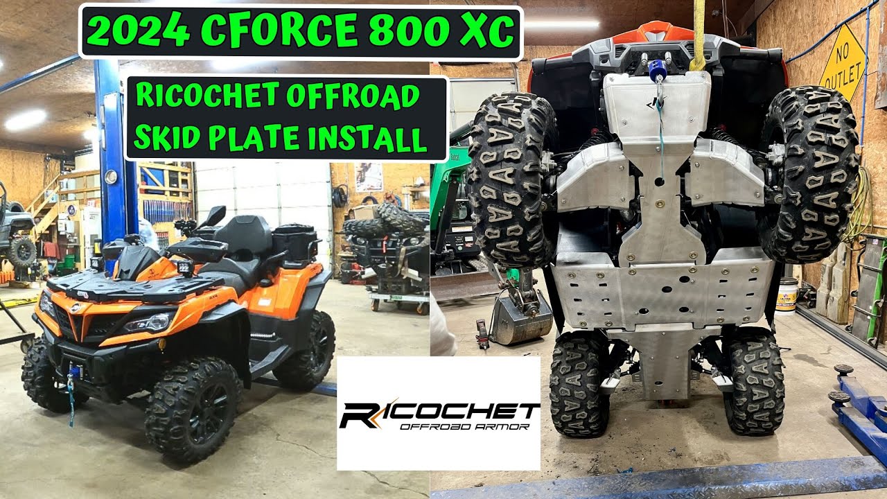 2024 CFMoto CForce 800 XC | Skid Plate Install
