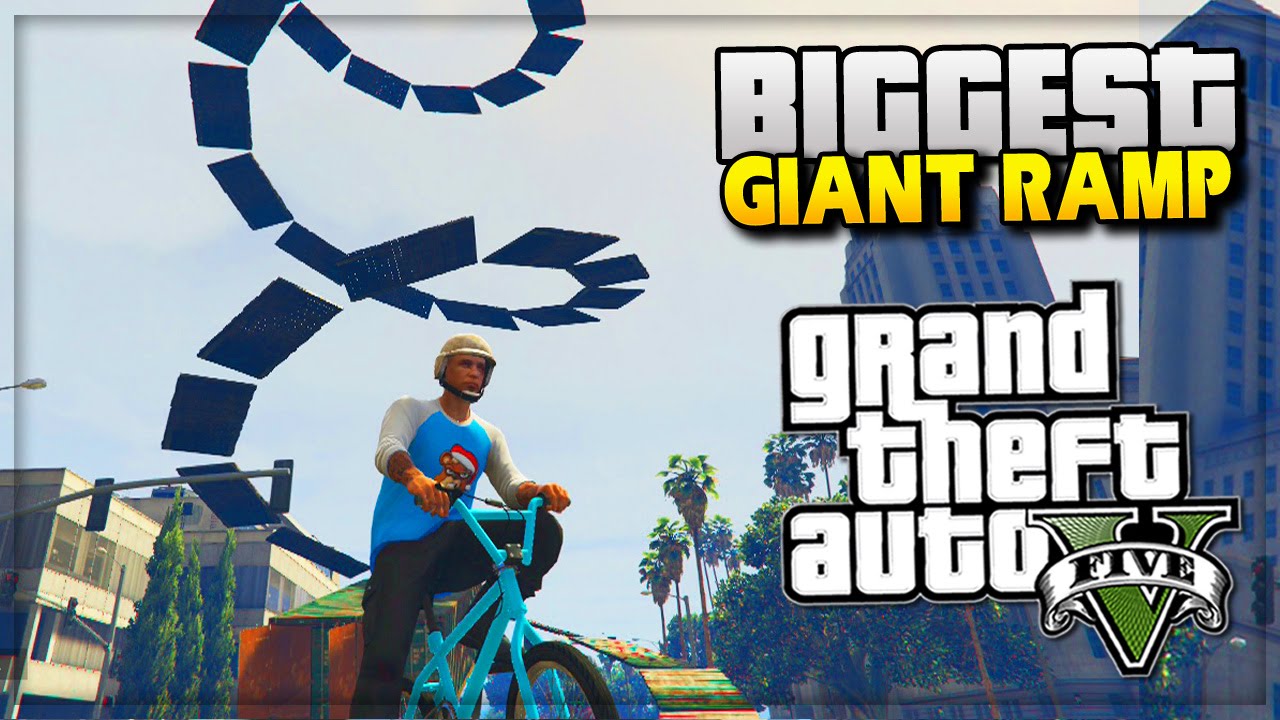 GTA 5 Funny Moments (WORLDS BIGGEST RAMP) | PS4 Funny Moments (GTA 5 Online)