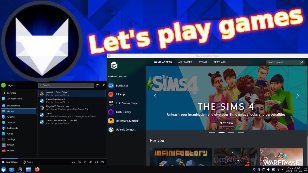 A Solid Gaming Experience | Let's install RegataOS