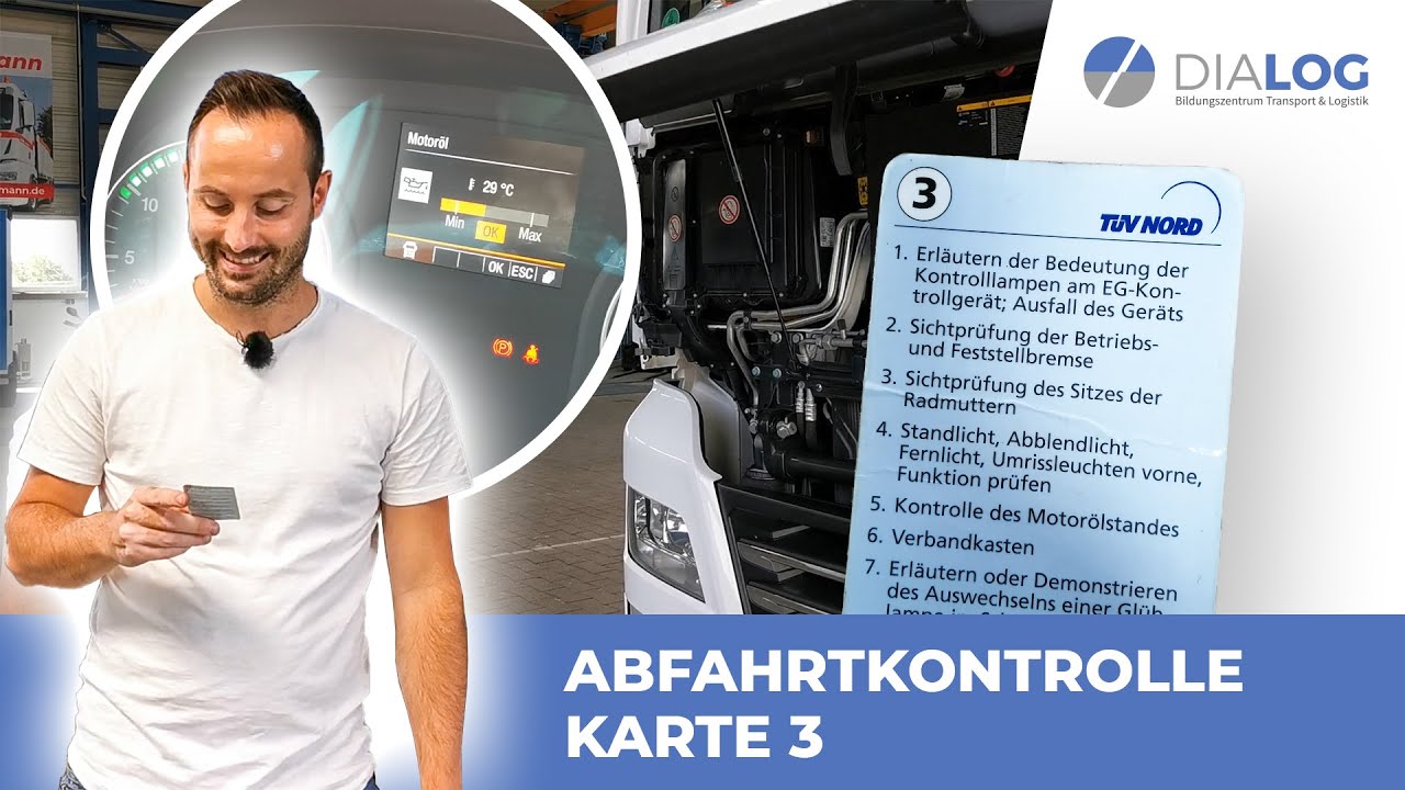Abfahrtskontrolle Karte 3 erklärt (LKW/Klasse C) | DIALOG BZ