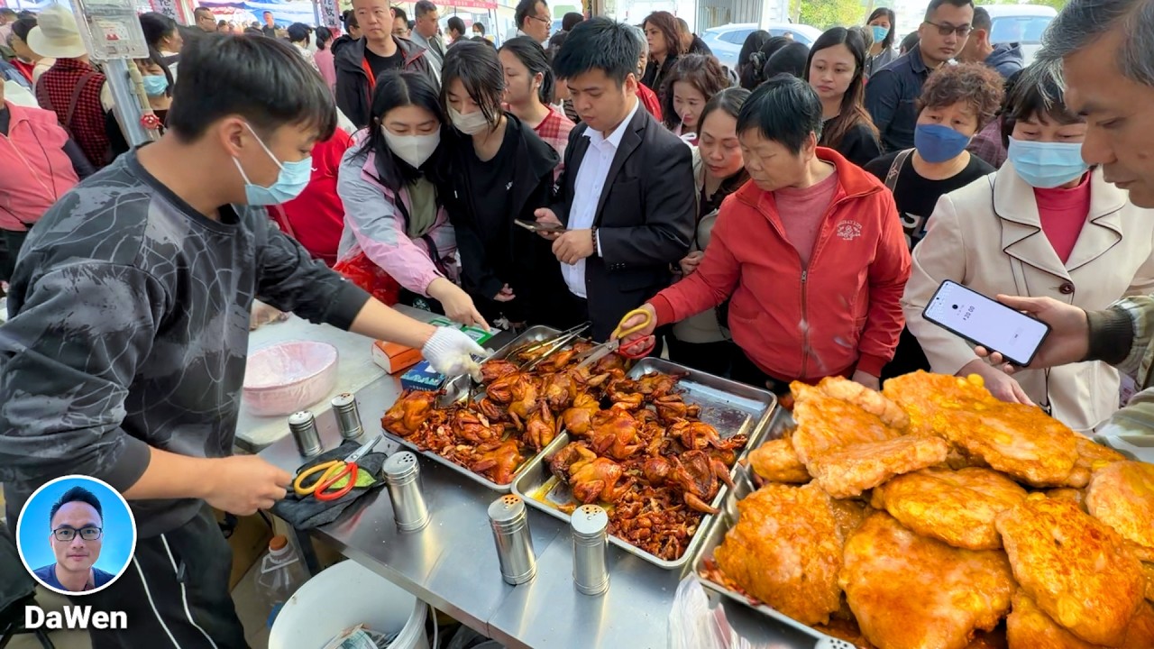 Ciekawe jedzenie z targ&oacute;w południowych Chin: super ostre noże, rzadkie składniki i dziwne potrawy