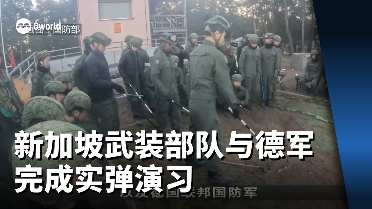 新加坡武装部队与德军完成实弹演习