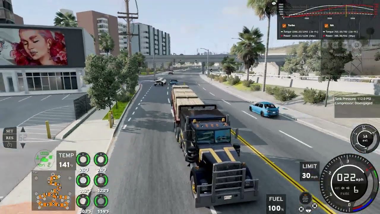 BeamNG.drive drive a big ring