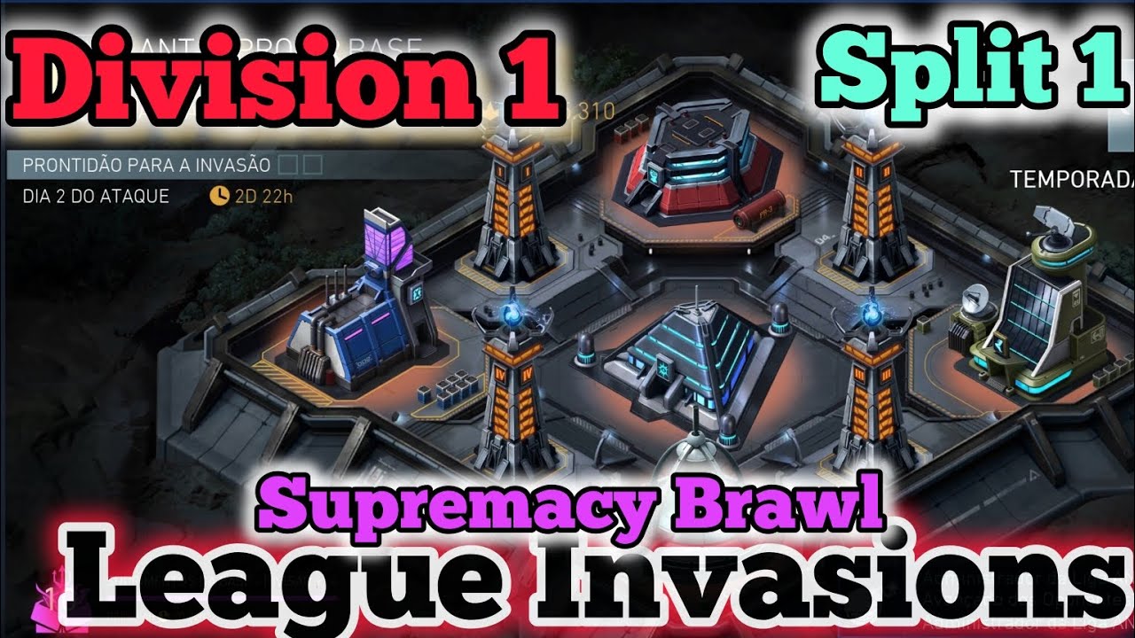 LEAGUE INVASIONS | DIVISION 1 | SUPREMACY BRAWL | SPLIT 1 | INJUSTICE 2 MOBILE 