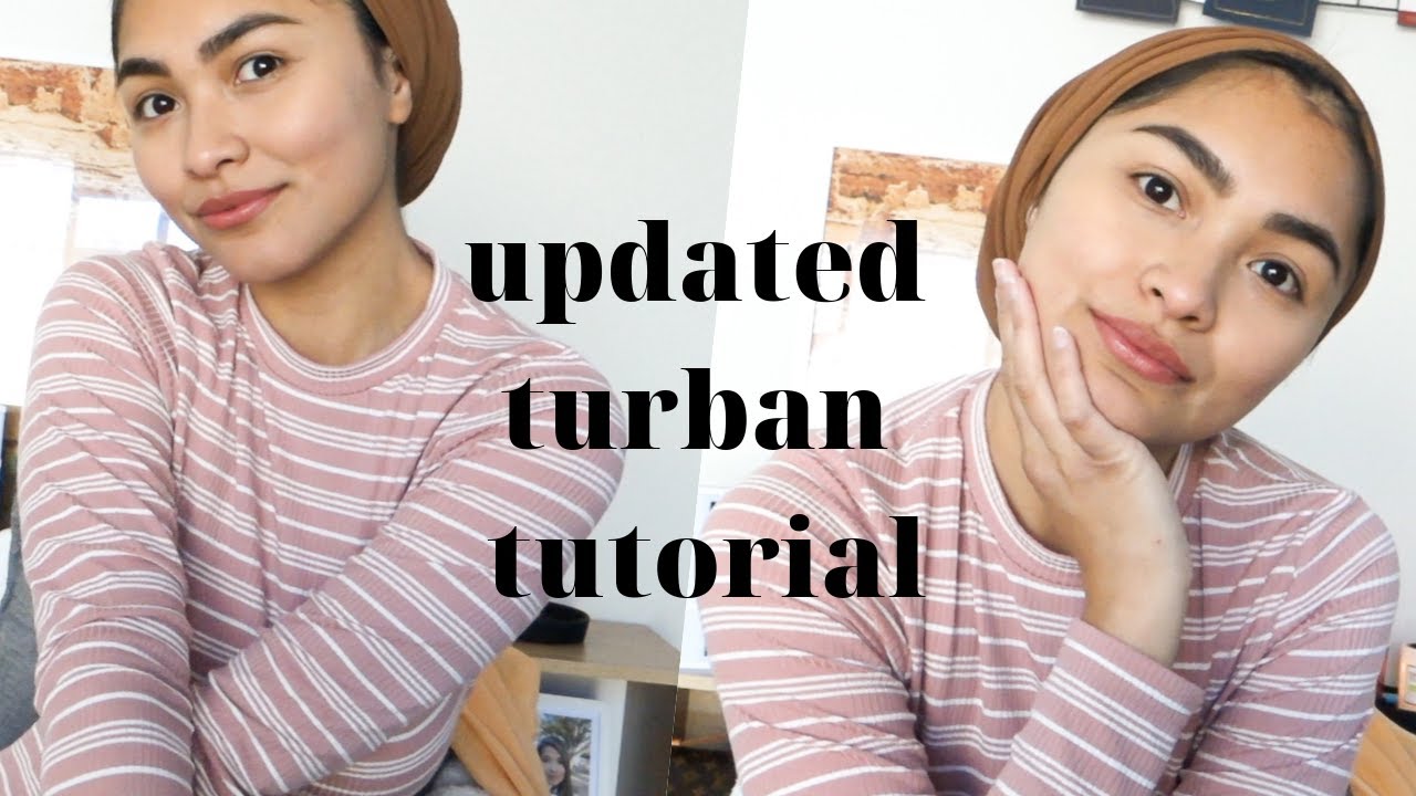 HOW TO DO A TURBAN WITH CHIFFON // 2019 UPDATED TUTORIAL | GRACE & COY