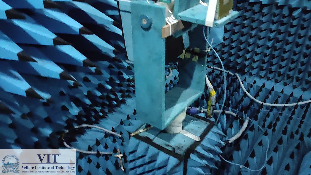 Anechoic chamber facility at VIT Chennai