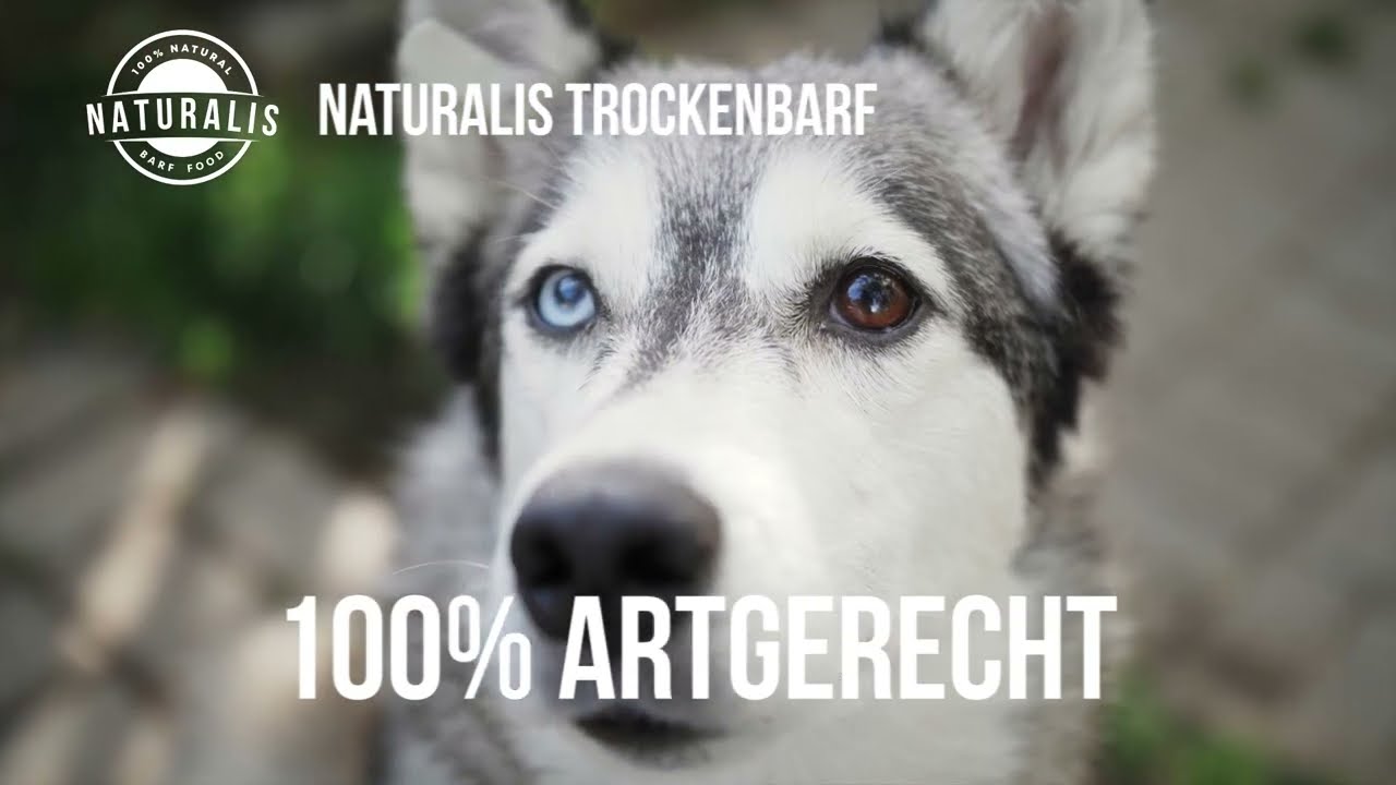 Naturalis Trockenbarf aus 80% Fleisch und 20% Gemüse + Obst getreidefrei ohne jegliche Zusätze