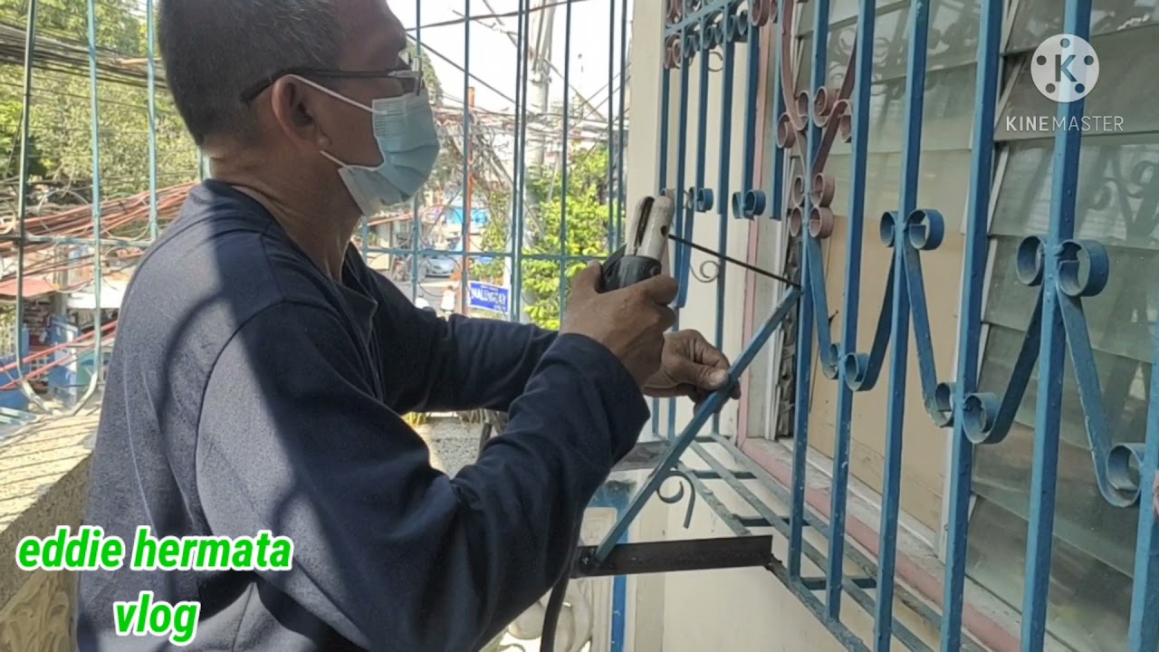 HOW TO INSTALL WINDOW TYPE AIRCON | WINDOW GRILLS CUTTING | ELECTRICAL POWER SUPPLY | D.I.Y