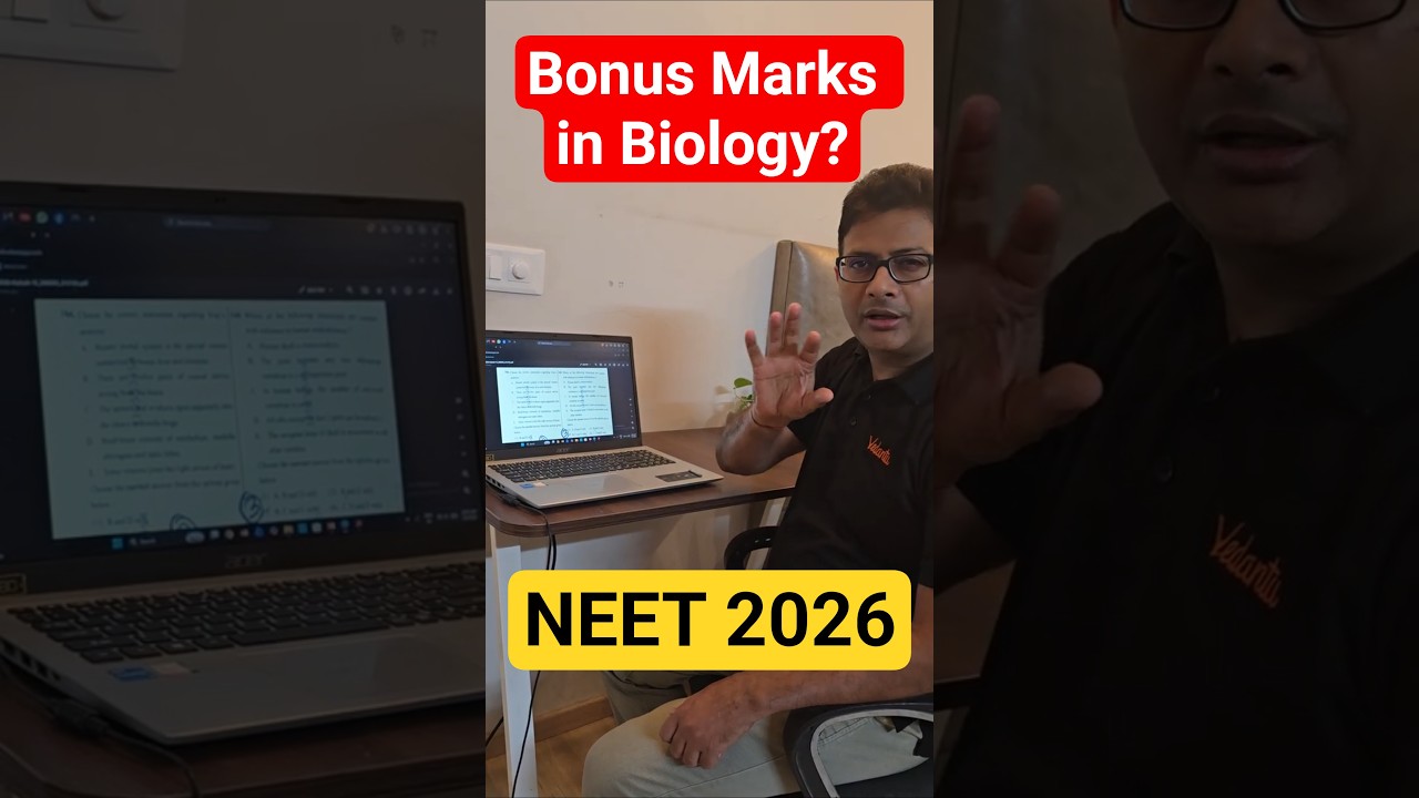 Bonus Marks in Biology? -NEET 2026 MD Sir #neet2026 #bonusmarks #shortsfeed #shorts #ytshorts #mdsir