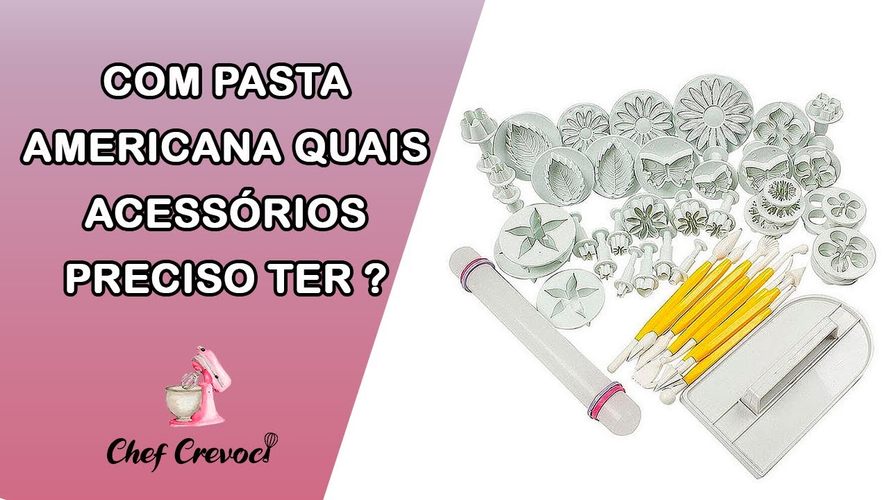 QUANDO TRABALHO COM PASTA AMERICANA EXISTEM VÁRIOS ACESSÓRIOS, O QUE COMPRAR PRIMEIRO?