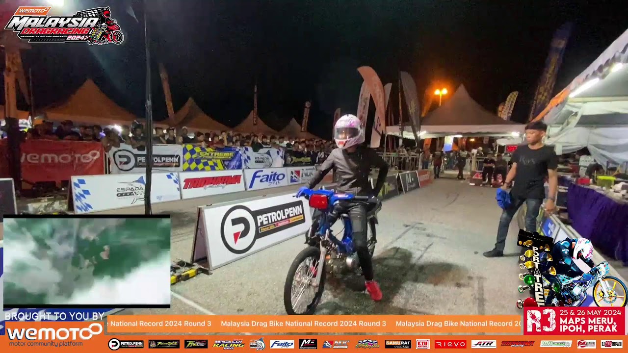 (( Live 3 )) Malaysia Drag Bike National Record 2024 R3