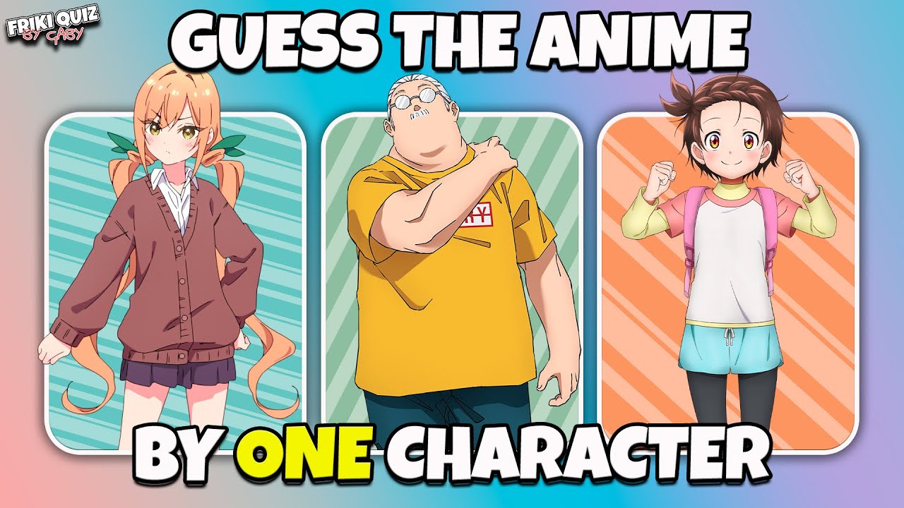 GUESS THE ANIME BY ONE CHARACTER #8 | ANIME QUIZ | 40 ANIMES