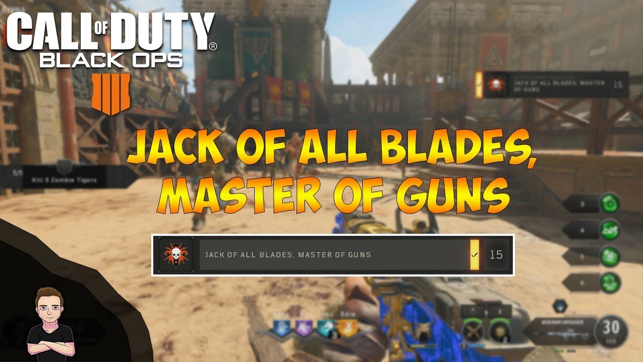 How to get the Jack of all Blades, Master of Guns Achievement/Trophy in Call of Duty Black Ops 4