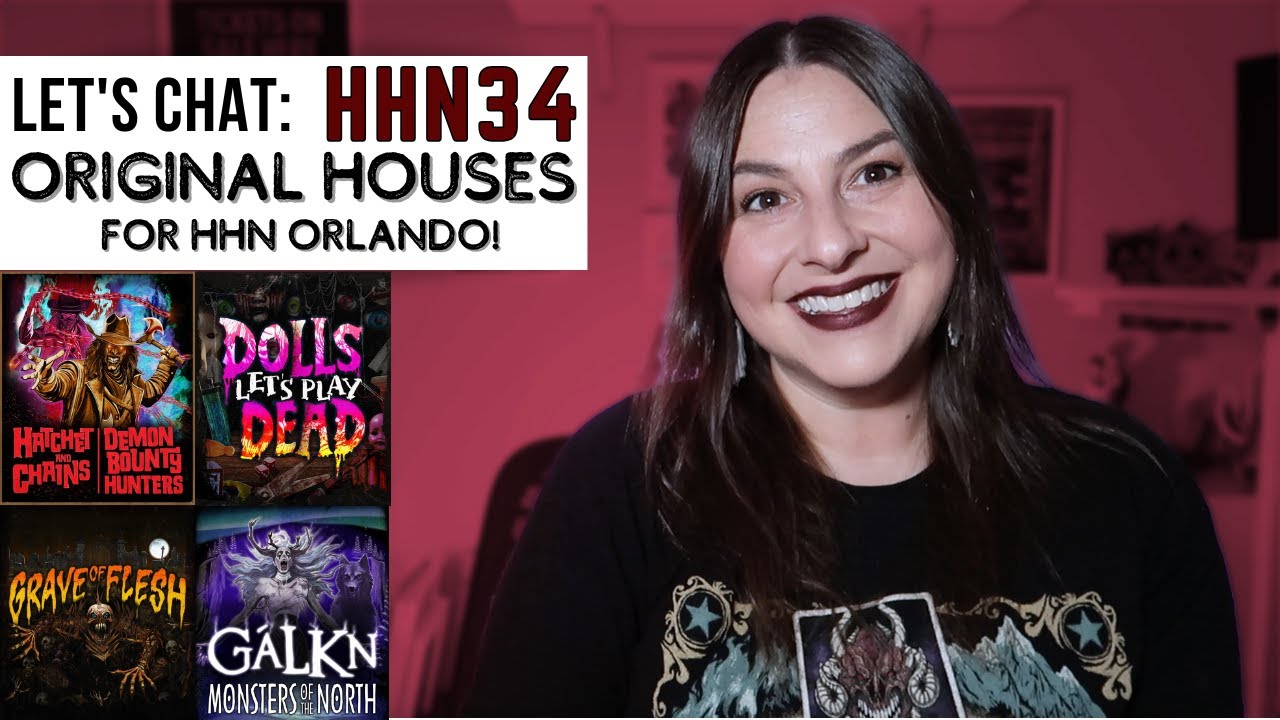 Porozmawiajmy o HHN34: Ogłoszono wszystkie ORYGINALNE domy na HHN Orlando 2025!