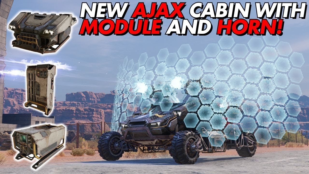 NEW AJAX CABIN AND SHIELD TESTING! + EASTER EGG & MORE! | Crossout