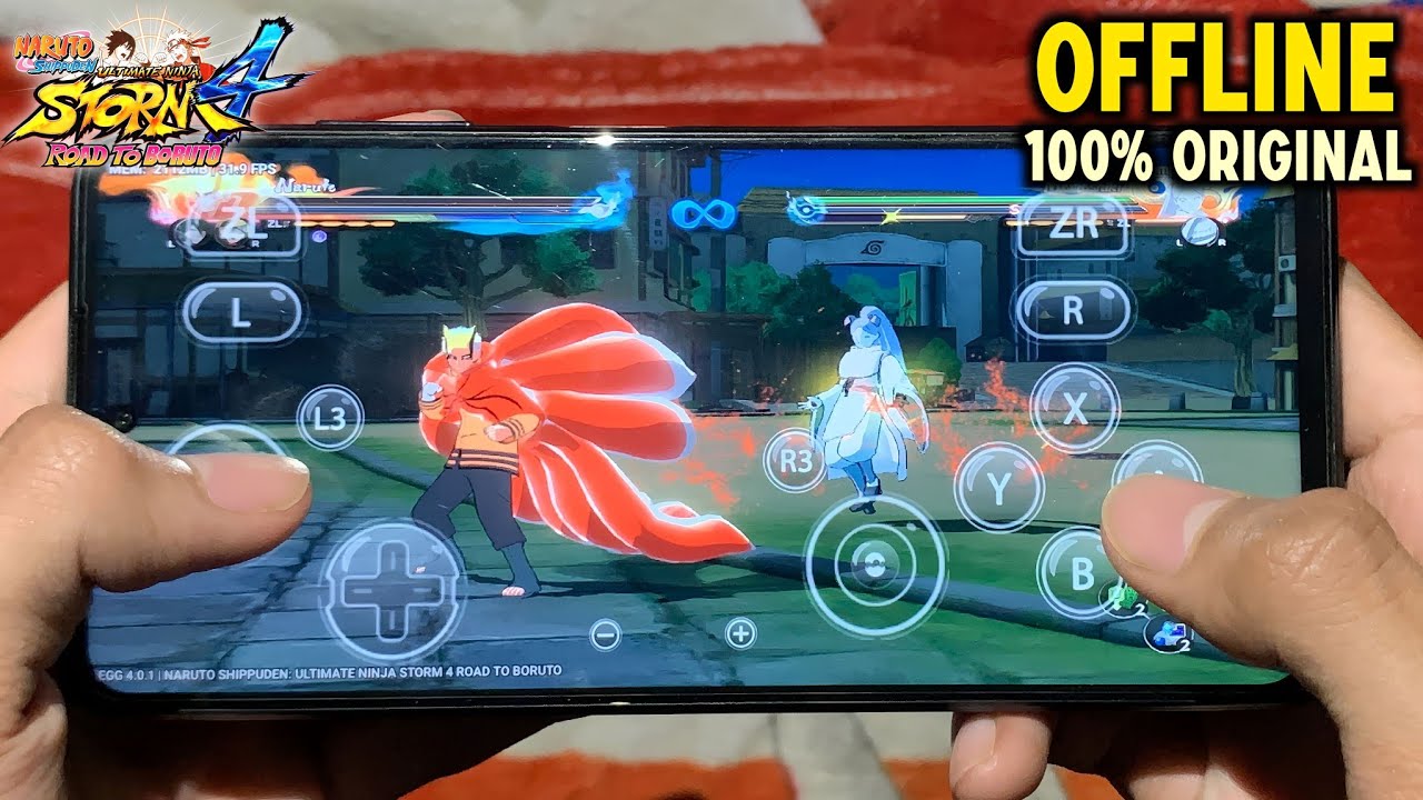 Main Game Naruto Ninja Storm 4 di HP Android ada Naruto Baryon Mode, Offline nih