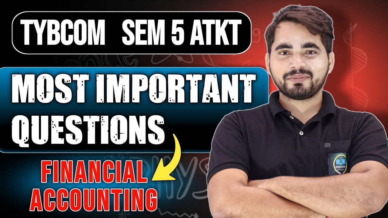 Most Important Questions of Financial Accounting| TYBCom sem 5| Mumbai University| TYBCom sem 5 FA |