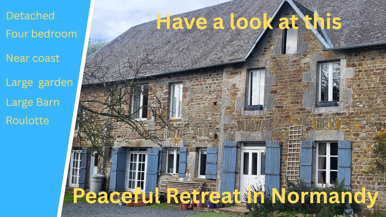 Come See This AMAZING Stone House in Normandy!