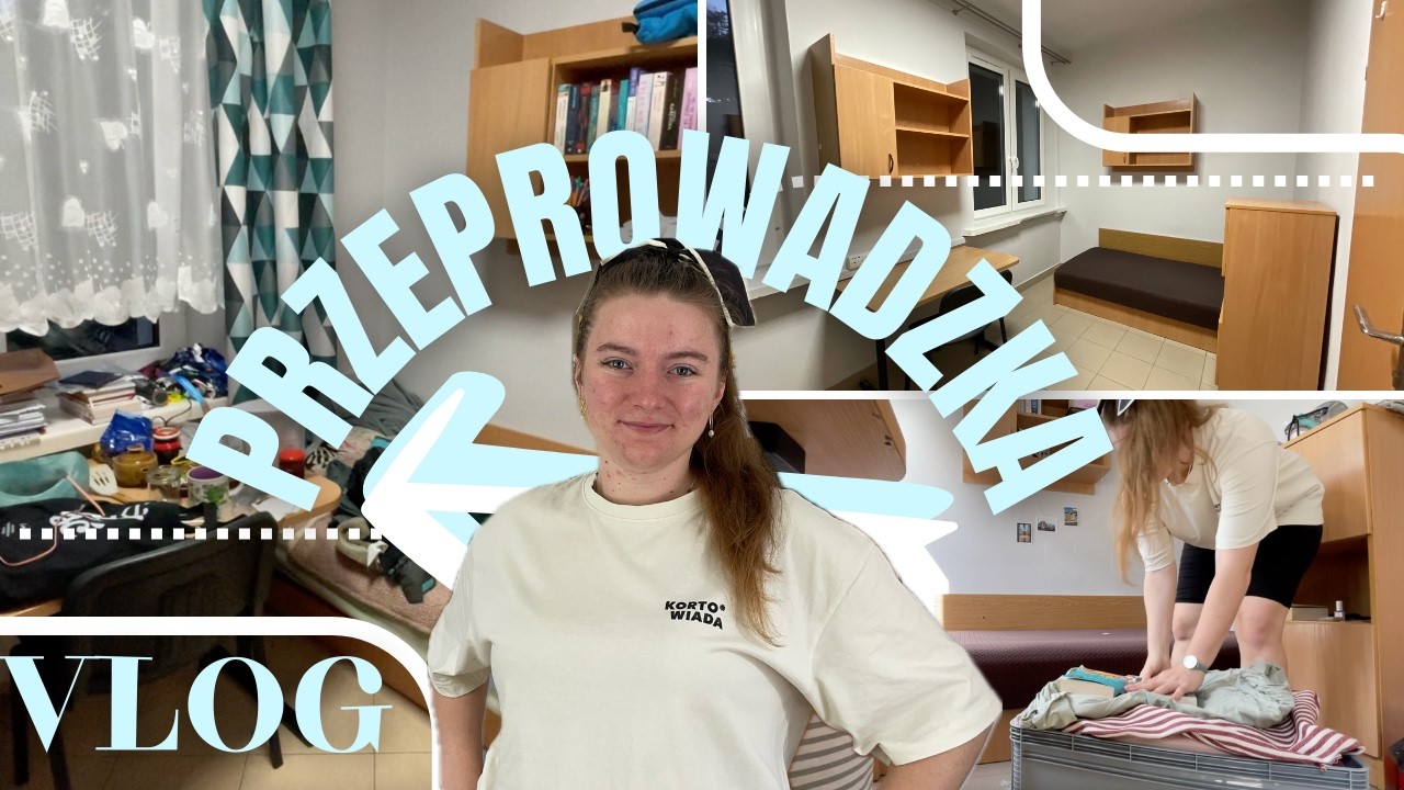 PRZEPROWADZKA do nowego pokoju || VLOG