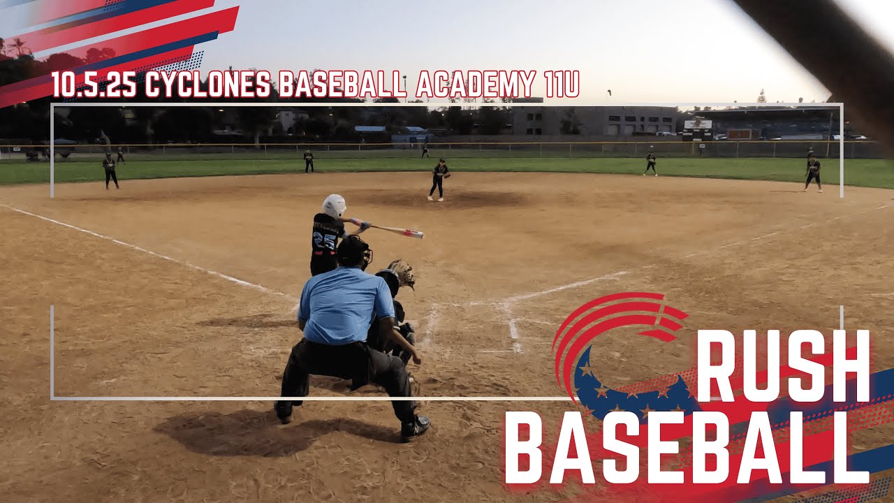 10-5-25 | Crush 11U vs Cyclones Baseball Academy 11U