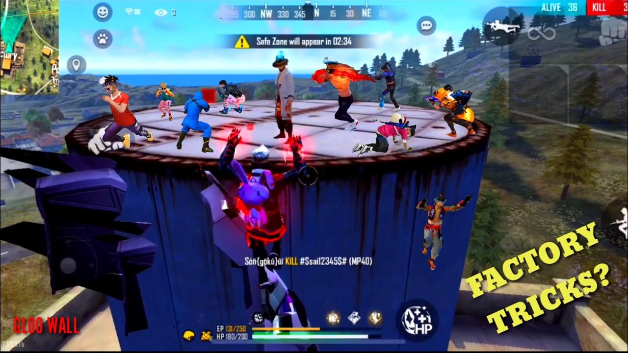 free fire factory tricks 16 kills total 👊 factory fist fight amazing booyah challenge -new character