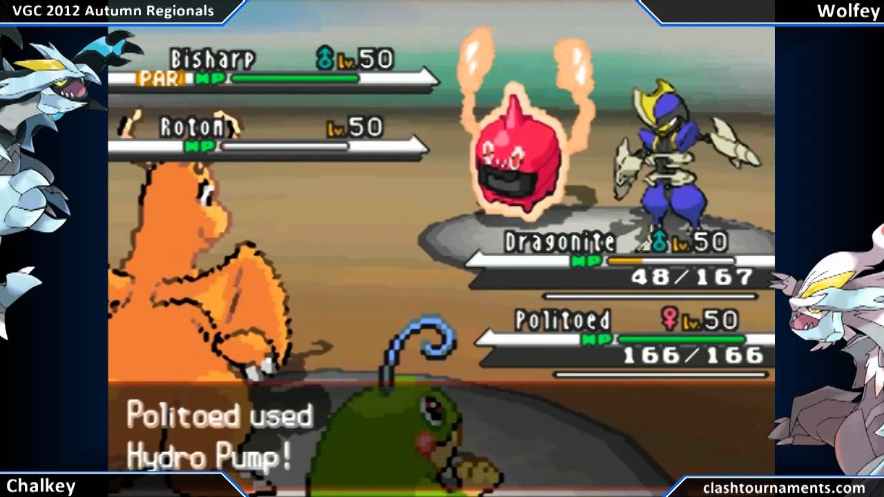 Pokemon VGC 2013 Autumn Regionals - Chalkey vs Wolfey