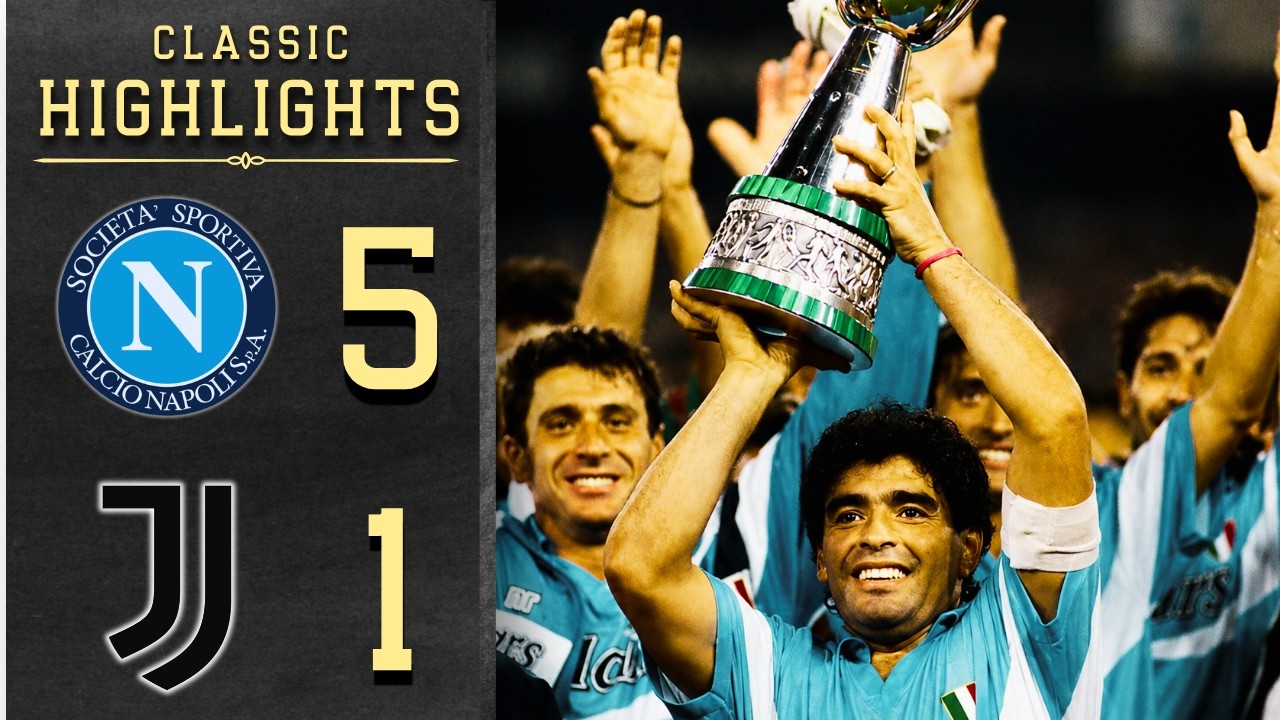 Napoli vs. Juventus | Finale della Supercoppa Italiana 1990