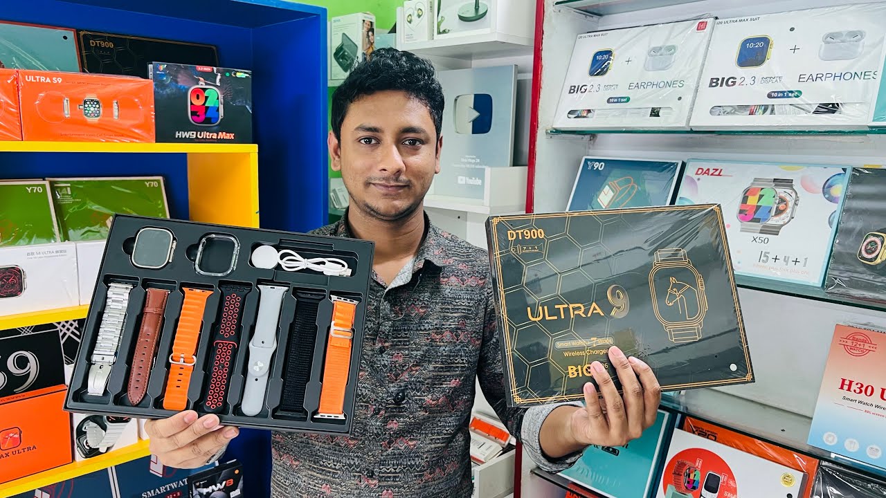 Dt900 বেল্ট বেশির মধ্যে সবচেয়ে স্টাইলিশ কালেকশন হচ্ছে Dt 900 ultra Smartwatch