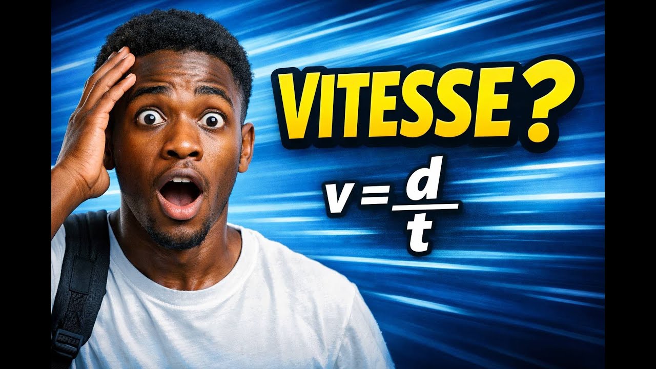 Comprendre la vitesse en cinématique en moins de 10 min | Cours + méthodes