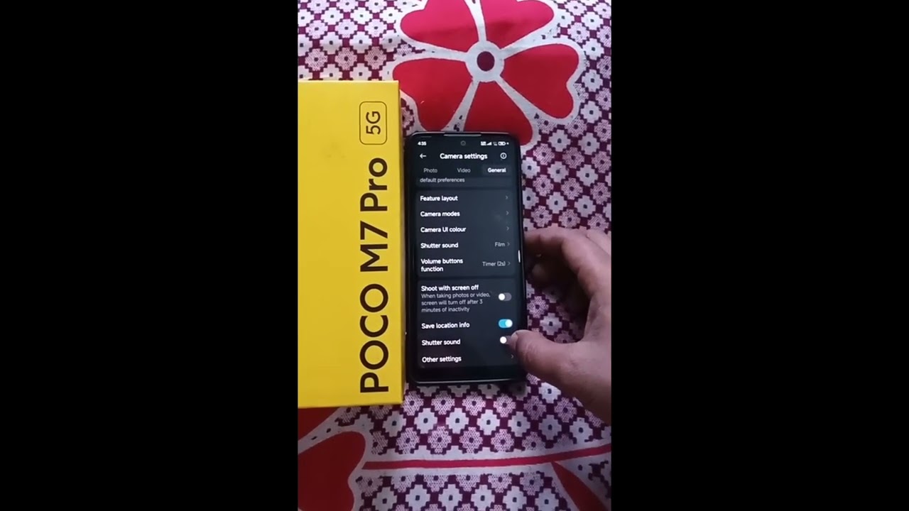 Poco M7 Pro me Camera Setting kaise open kare? Step-by-Step 