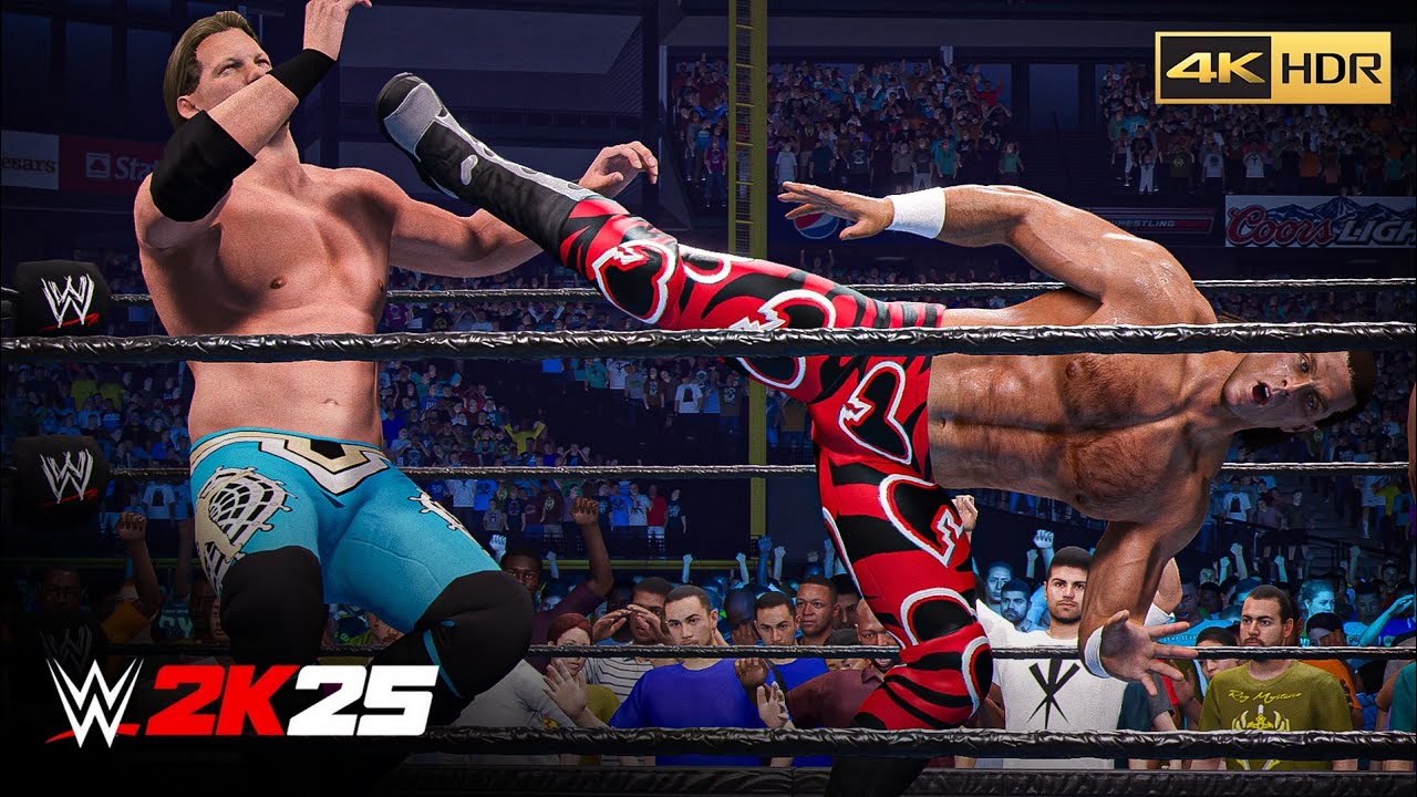 WWE 2K25 - Shawn Michaels Vs Chris Jericho - WrestleMania 2003 Full No Holds Barred Match [4K UHD]