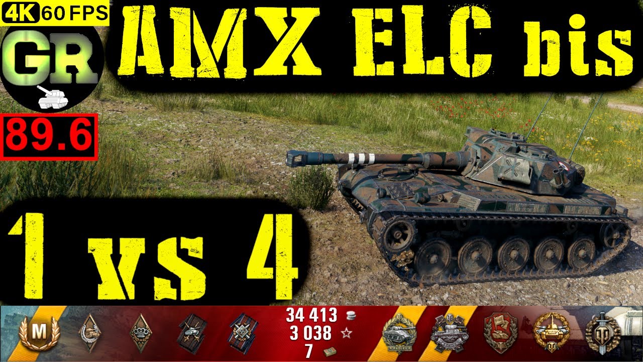 90_World of Tanks AMX ELC bis WoT Replay - 8 Kills 2.7K DMG(Patch 1.4.0)