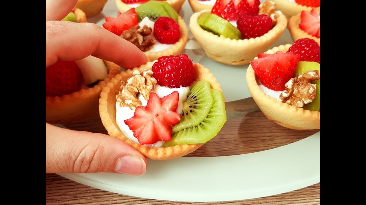 Mini Obst Pudding Tarte / P&S Backparadies
