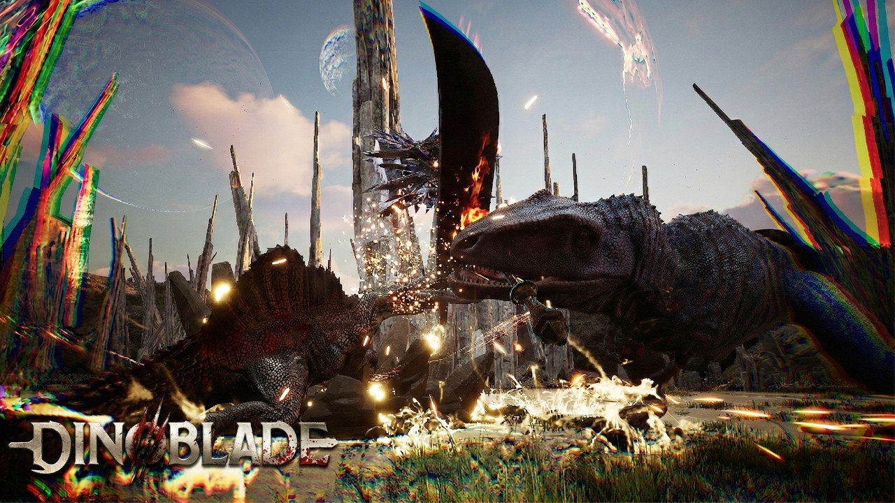 GiLA! DiNOSAURUS MAiN PEDANG?! GAME DiNO PALiNG DiLUAR NURUL - Dinoblade Indonesia