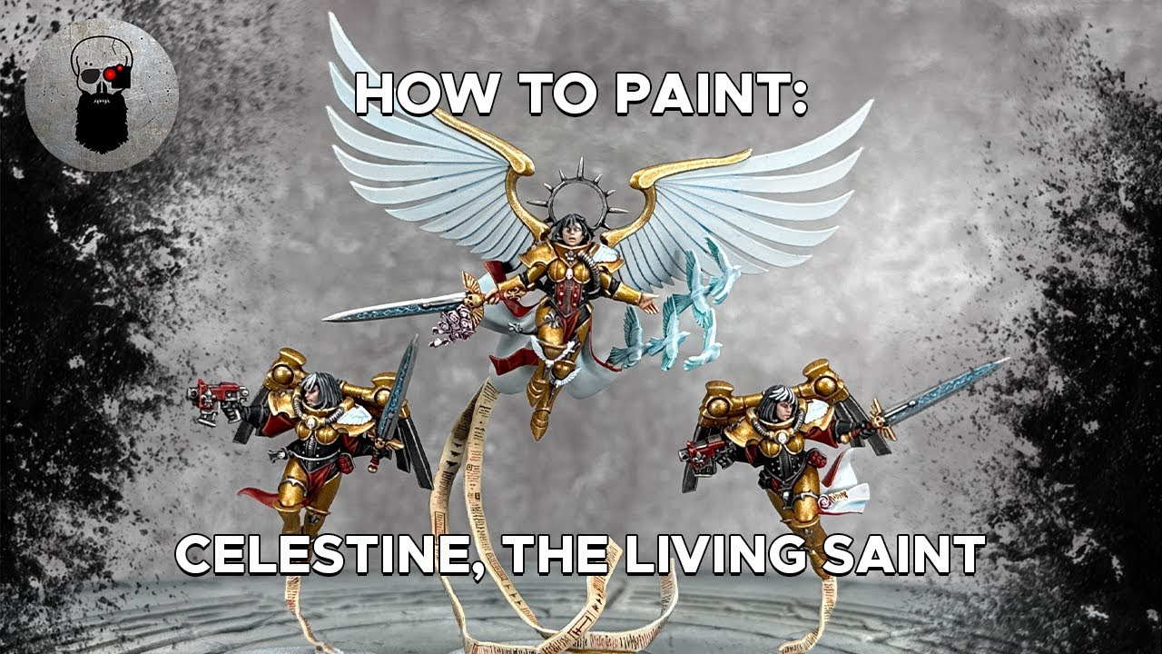 Contrast+ How to Paint: Celestine, The Living Saint