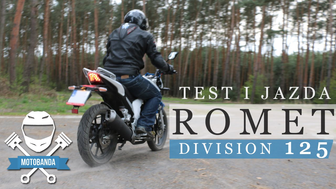 Romet Division 125 Test i Jazda. Jakie są tanie motocykle klasy 125 ccm? Motobanda
