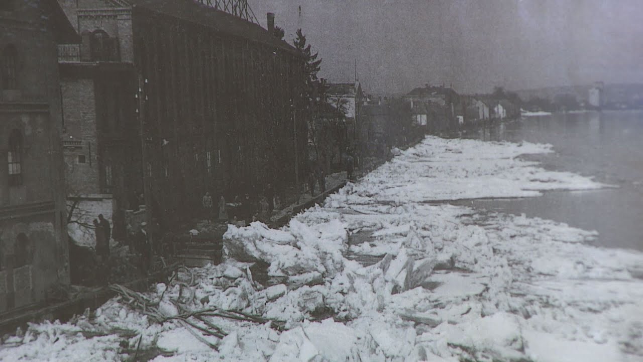 Az 1956-os mohácsi jeges ár képekben