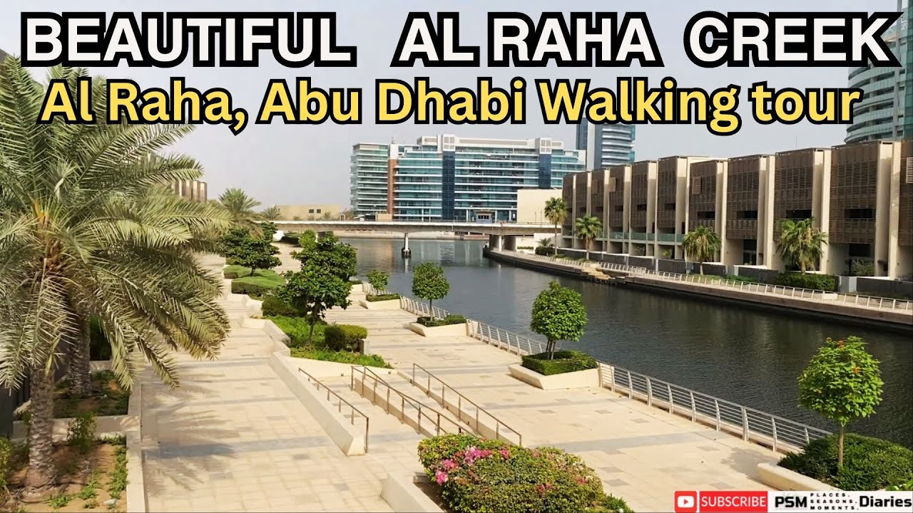 REFRESHING MORNING WALK in AL RAHA with STUNNING VIEWS of CREEK&BEACH| Walking Tour|OFW in Abu Dhabi