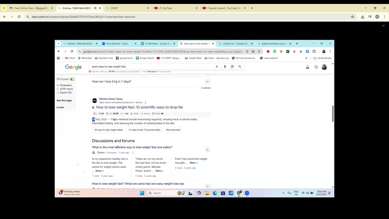 1st Class SEO Introduction
