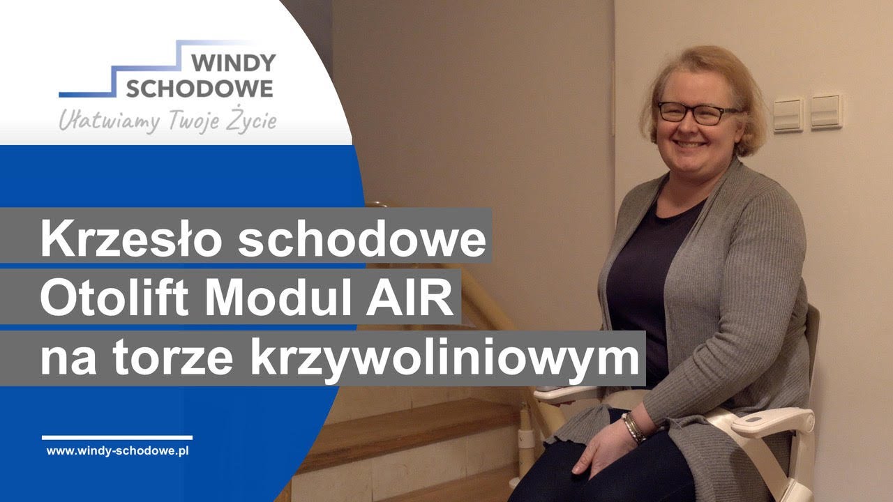 👳‍♂ 👳‍♀Najpopularniejsze krzesełko schodowe na torze krzywoliniowym | Otolift Modul AIR