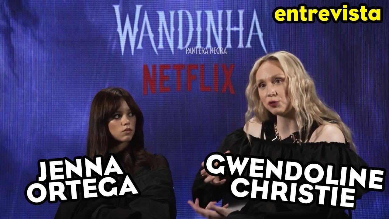 Exclusivo: CONOCEMOS AL ELENCO DE # Merlina - Jenna Ortega y Gwendoline Christie en entrevista