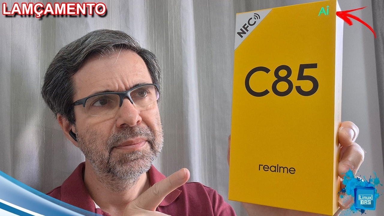 CHEGOU O NOVO realme C85 - UNBOXING E PRIMEIRAS IMPRESSÕES - 7.000 mAh - 8GB RAM - 256GB ARM - 45W