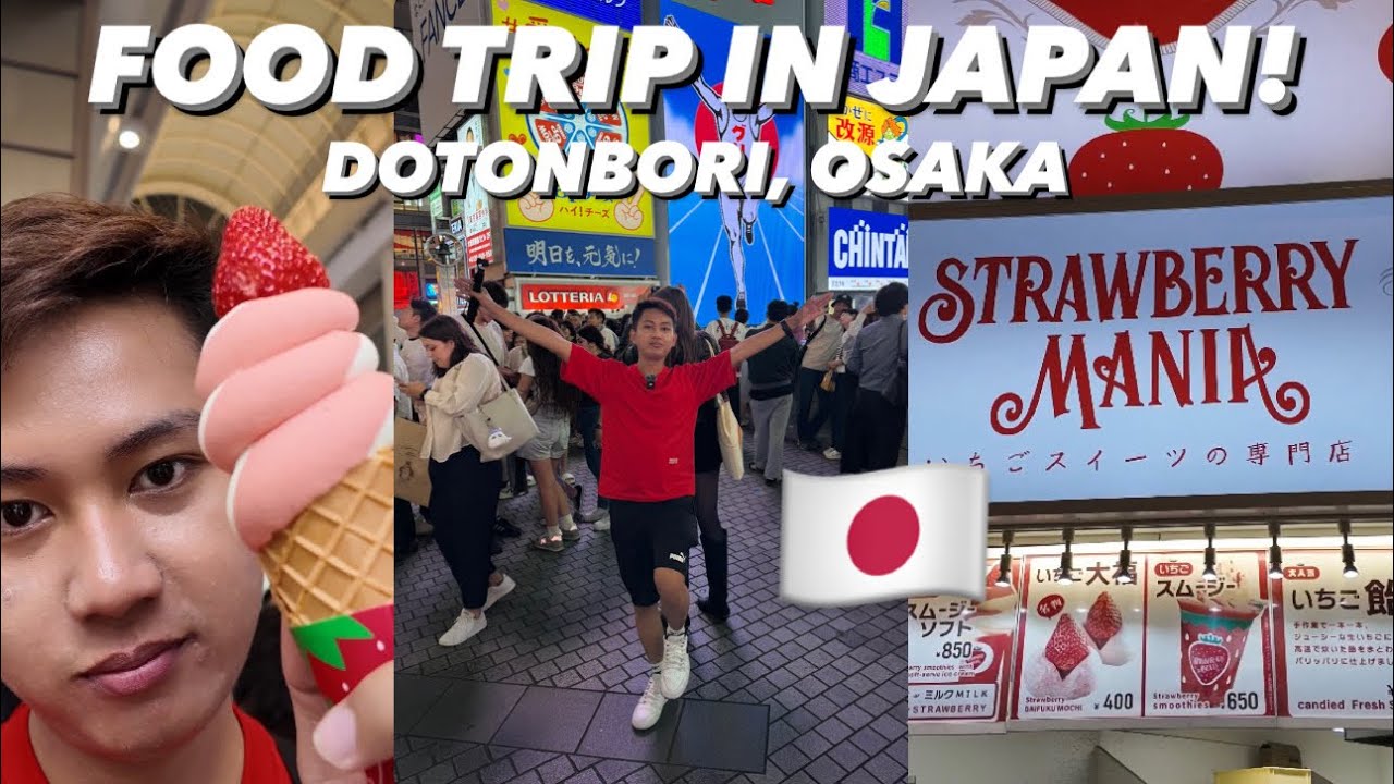 JAPAN VLOG | FOOD TRIP IN DOTONBORI OSAKA | RODOLF JAMILLA