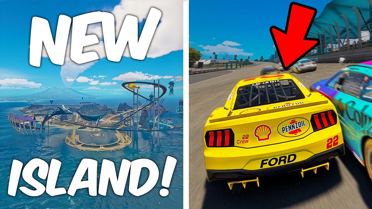 Nascar! New Island! & Race Creator! Early Access!