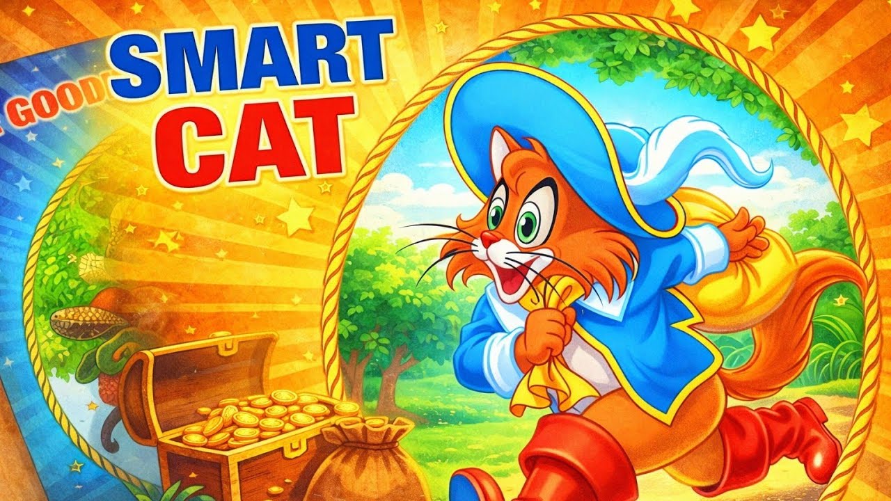 SMART CAT/kids books read aloud/English story books 📚