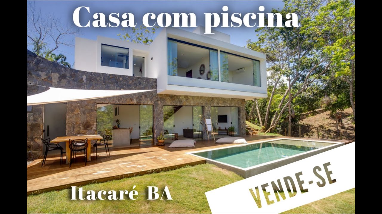 Casa com piscina a venda em Itacaré Bahia