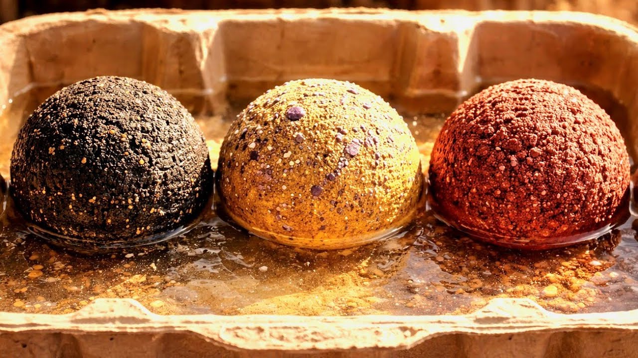 New SATISFYING crumbles🍁 | 18 textures | Carton Filled with Water💦ASMR